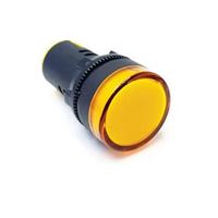 22 mm 220V AC/DC LED'Lİ SARI SİNYAL LAMBASI 1